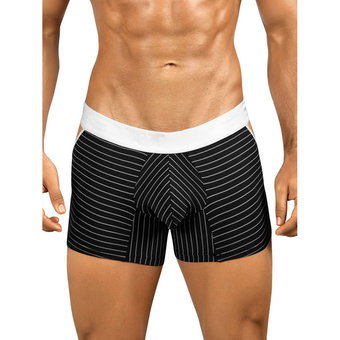 PPU Underwear Striped Boxer Shorts with Open Sides