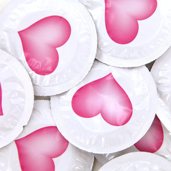 EXS Love Heart Condoms (100 Pack)