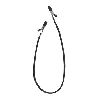 Spartacus Tease Leather Tether Nipple Clamps