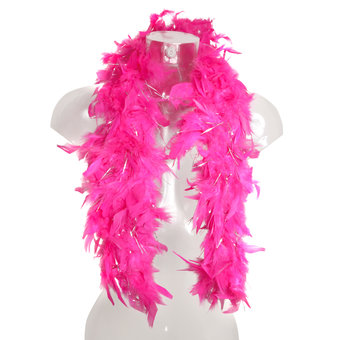 Hen Night 1.5 Metre Pink Glitter Feather Boa