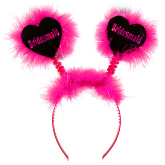 Disco Bridesmaid Black and Pink Boppers