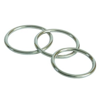 Steel Cock Rings Triple Pack