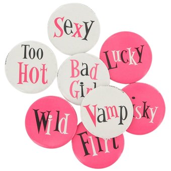 Attitude Hen Night Badges (8 Pack) (new window)
