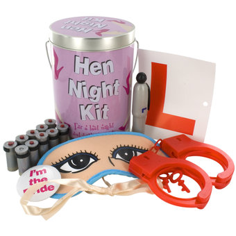 Hen Night Kit in a Tin - Last Night Out With The Girls (new window)