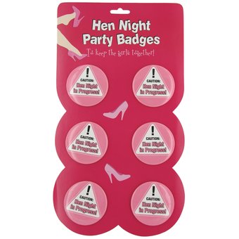 Hen Night Party Badges (new window)