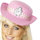 Pink Police Woman Hat (new window)