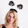 Warning Black and Silver Hen Party Fluffy Boppers