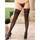 Dreamgirl Black Diamond Sheer Suspender Stockings