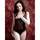 Cottelli Peephole Sheer Crotchless Body