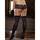 Dreamgirl Black Diamond Plus Size Opaque Bow Stockings
