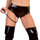 Triple X Latex Inflatable Double Dildo Shorts