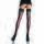 Leg Avenue Sheer Backseam Stockings with Lace Top