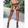 Dreamgirl Black Diamond Sheer Garter Tights
