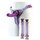 Double Ring Harness with Silicone Dildo