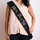 Diamante Hen Party Black Sash (new window)