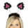 Bride to Be Black and Pink Hen Party Fluffy Boppers (new window)