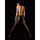 Music Legs Fishnet Tights With Lace Up Back