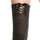 Music Legs Opaque Hold Up Stockings With Lace Up Tops