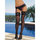 Dreamgirl Red Diamond Stretch Lace Garter Thong and Stockings