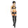 Exposed 3 Piece Wet Look Halter Set