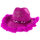 Fluffy Hen Night Cowboy Hat (new window)