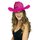 Fluffy Hen Night Cowboy Hat (new window)