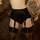 Kiss Me Deadly Lace Van Doren 6 Strap Suspender Belt