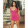Dreamgirl Plus Size Stretch Lace Halter Baby Doll Tassel Thong Set