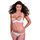Daring Gold Detail Open Cup Bra and String Set