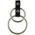Bondage Boutique Dual Ring Metal Cock Ring