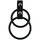 Bondage Boutique Dual Ring Rubber Cock Ring