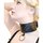Bondage Boutique Wide Studded Leather O-Ring Collar