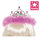 Jewelled Flower Flashing Fluffy Tiara