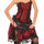 Ruffle skirt with overlaid wrap
