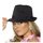 Gangster Trilby Hat with Pink Stripes