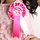 Ladies Night Blushing Bride Rosette Badge