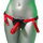 Deluxe Harness & Triple Dildo Strap-On Set