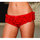 Dreamgirl Stretch Mesh Crotchless Ruffled Boy Short