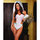 Dreamgirl White Diamond Maid To Marry Baby Doll Set