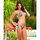 Dreamgirl Aqua Diamond Animal Print Tie Side Bikini Set