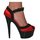 Marie Retro Satin Mary Jane Platform Stilettos