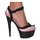 Marie Retro Satin Mary Jane Platform Stilettos