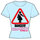 Danger! Hen Night In Progress! Bride To Be T-Shirt (new window)
