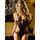 G World Rated X Revealing Hearts Halter Body Set