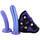 Tantus Bend Over Intermediate Vibrating Dildo and Harness Kit
