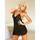 Sweet Streak Pleated Georgette and Lace Baby Doll Set