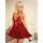 Sweet Streak Pleated Georgette and Lace Baby Doll Set
