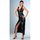 Black Level Long Zip and Lace Up Dress