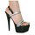 Glitzy Patent Diamante Platform Shoes