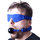 Bondage Boutique Suede Blindfold and Silicone Ball Gag Set
